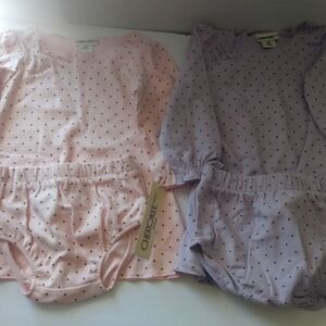 Cherokee Infant Baby Clothes,  Lot of 2, Vintage w